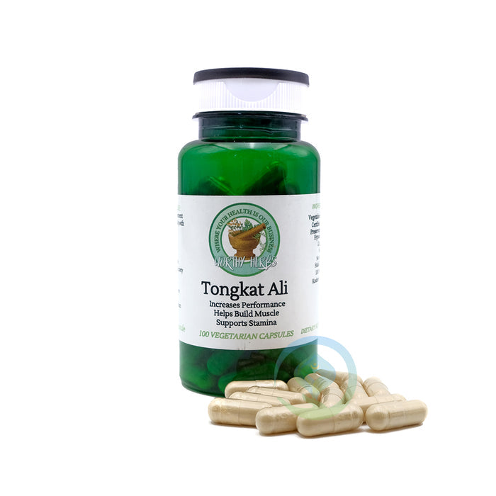 Worthy Herbs® Tongkat Ali Vegetarian Soft-Gel Capsules - 100 ct