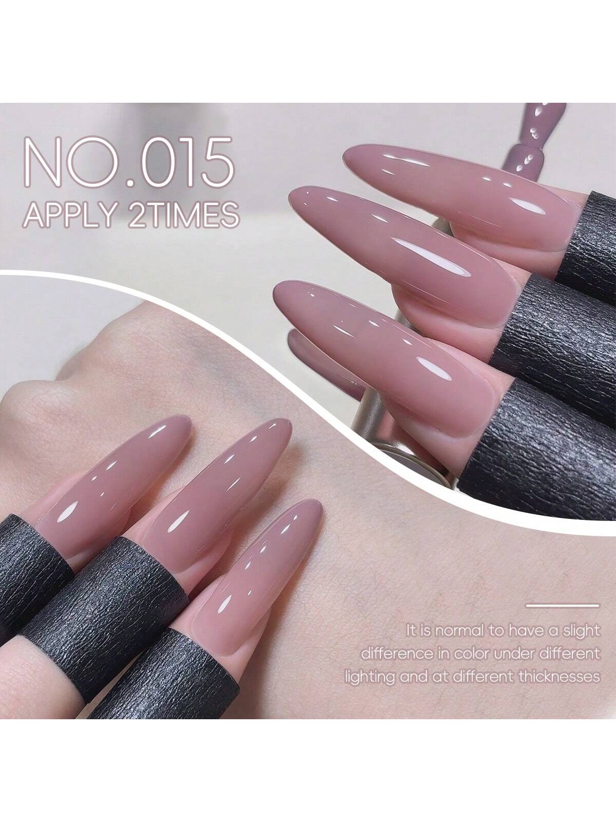 XEIJAYI 1PC 15ML Icy Purple Vibrant Gel Nail Polish- Long-Lasting, Chip-Resistant, Soak-Off, UV Gel For Nail Art Decoration, No Harsh Chemicals, Gentle On Nails For Valentine's Day Gift