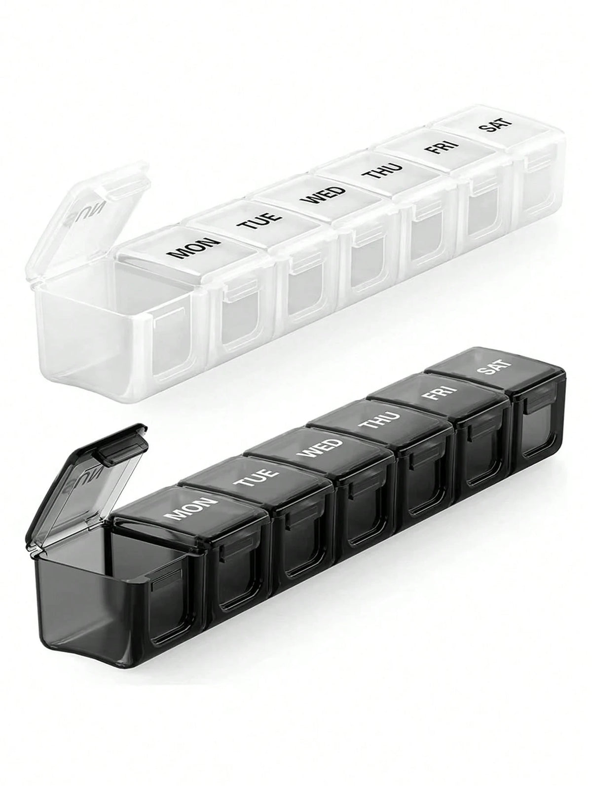 XL Weekly Pill Organizer, 7 Day Large Pill Box, Extra Large Daily Medication Organizer, Travel Pill Container, Pill Holder