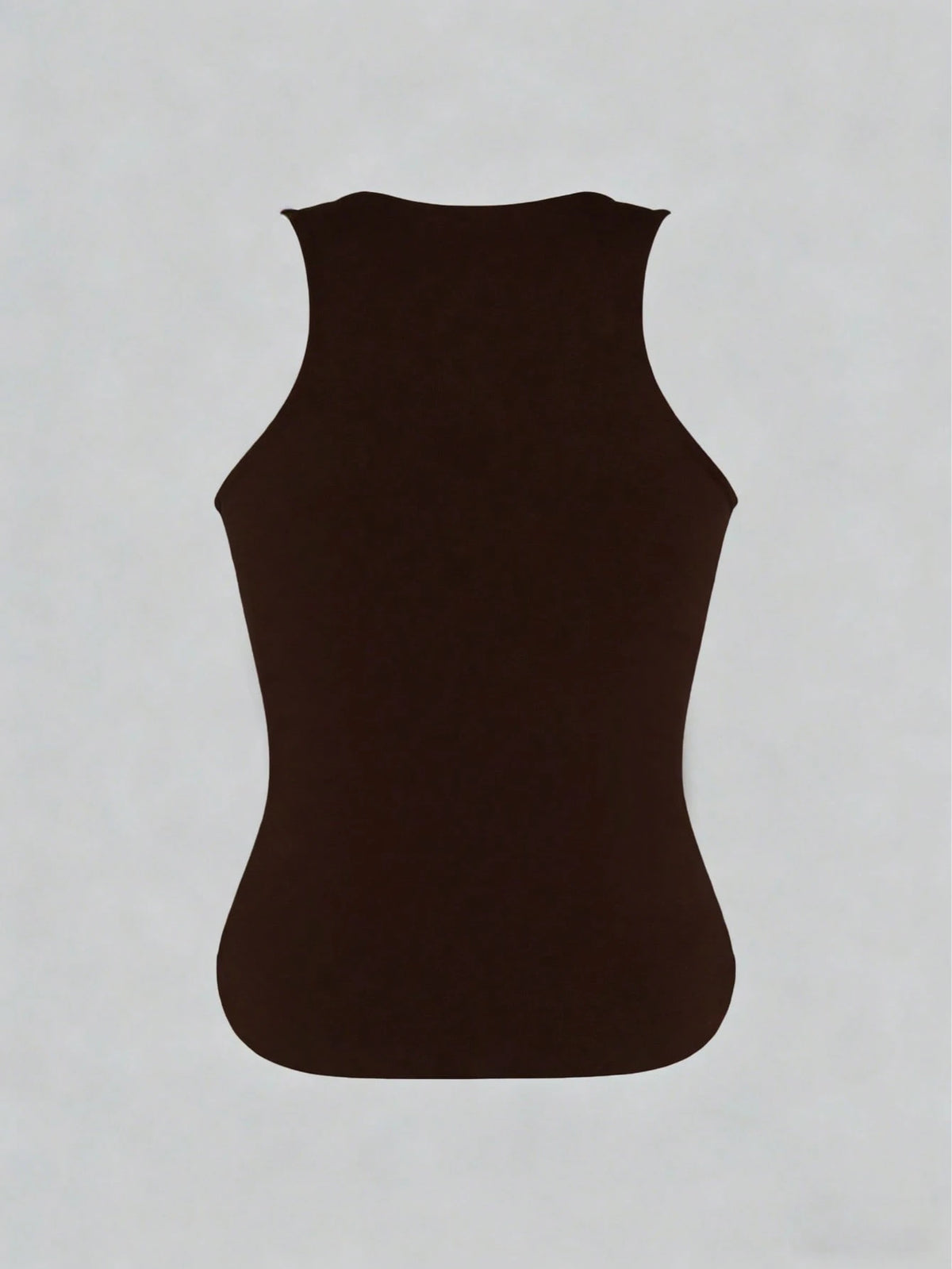 XLLAIS Women's Solid Color Casual Versatile Double Layer Yoga High Elastic Fabric Sexy U-Neck Sleeveless Black Tank Top, Summer Outfit For Women, Back To School, Fall