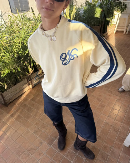 Ying-Yang Sweatshirt Marshmallow