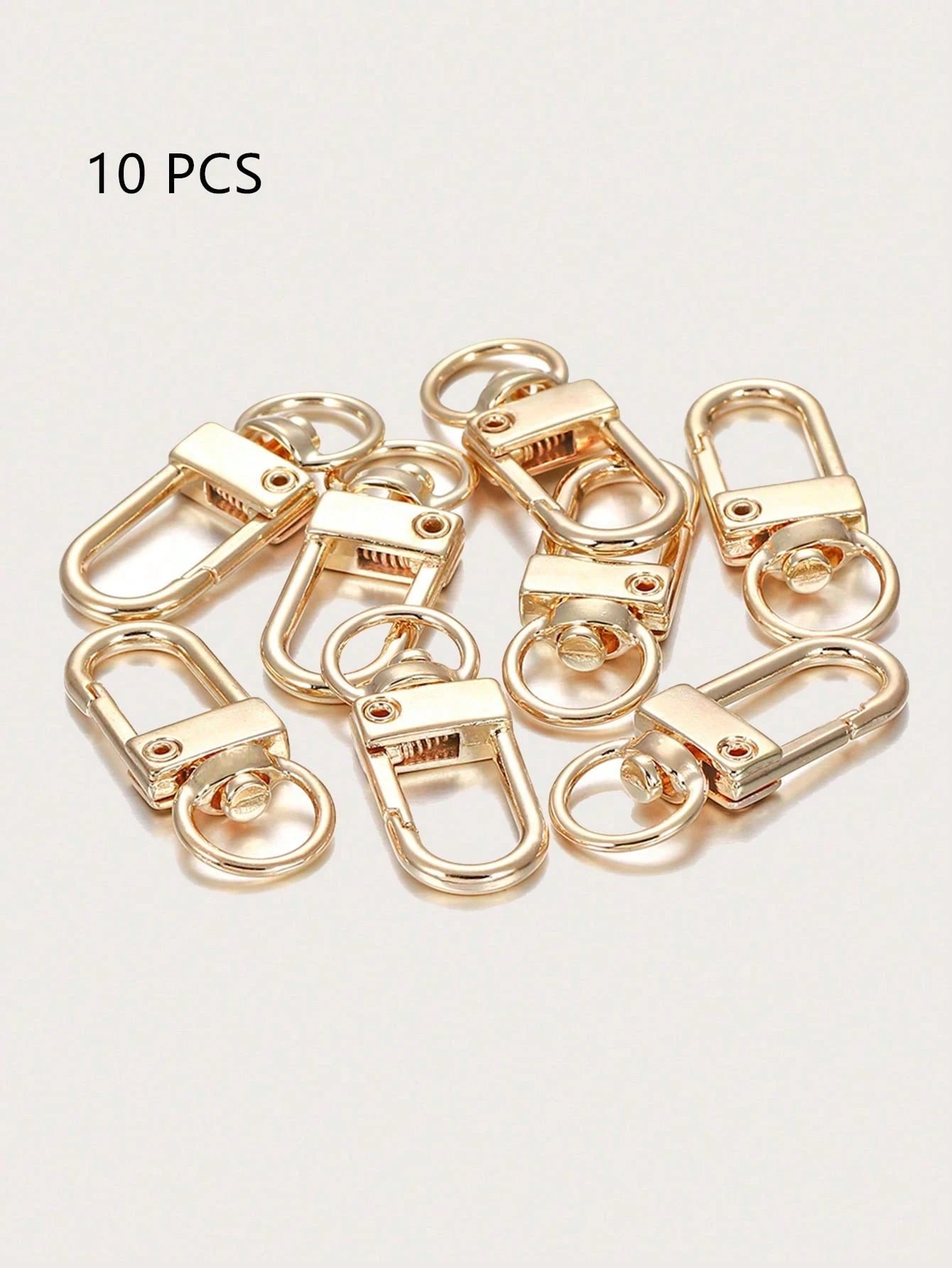 Yogodlns 10pcs DIY Bag Accessories Rotating Buckle Zinc Alloy Bag Hook Buckle Key Chain DIY Accessories Replacement Removeable Solid Shoulder Bag Handle Bag For Teen Girls Women College Students Rooki