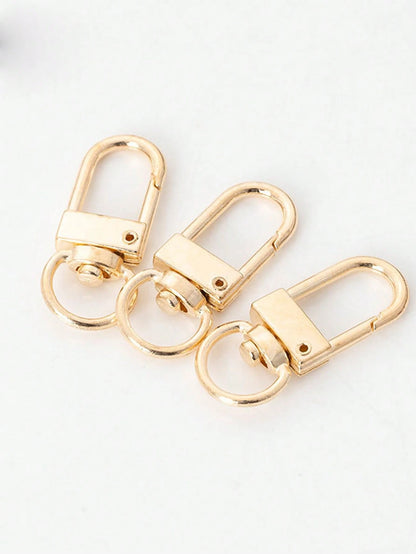 Yogodlns 10pcs DIY Bag Accessories Rotating Buckle Zinc Alloy Bag Hook Buckle Key Chain DIY Accessories Replacement Removeable Solid Shoulder Bag Handle Bag For Teen Girls Women College Students Rooki