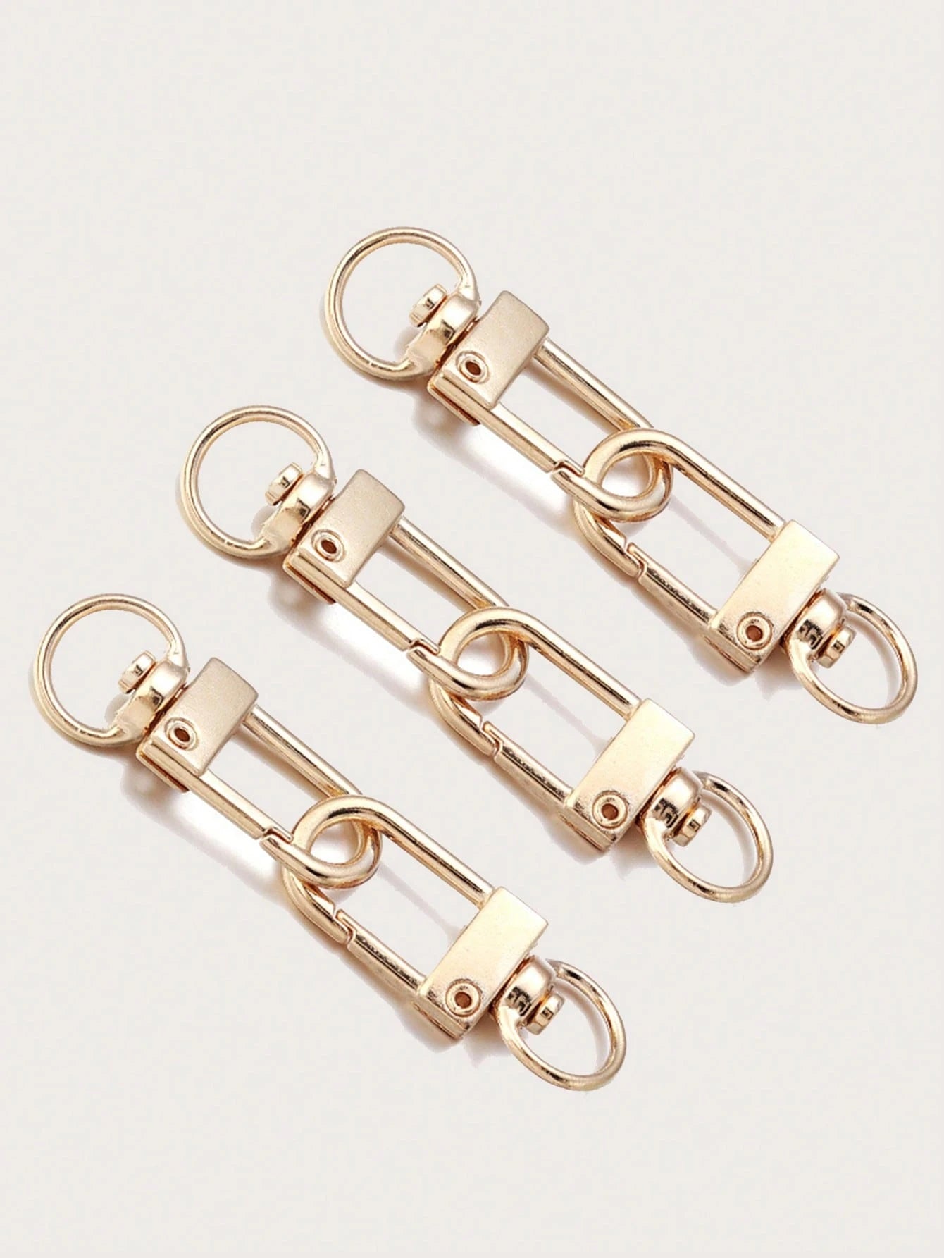 Yogodlns 10pcs DIY Bag Accessories Rotating Buckle Zinc Alloy Bag Hook Buckle Key Chain DIY Accessories Replacement Removeable Solid Shoulder Bag Handle Bag For Teen Girls Women College Students Rooki