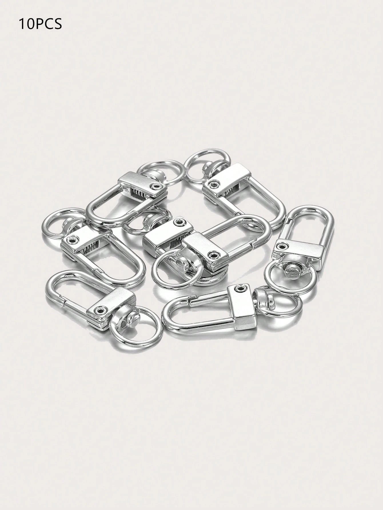 Yogodlns 10pcs DIY Bag Accessories Rotating Buckle Zinc Alloy Bag Hook Buckle Key Chain DIY Accessories Replacement Removeable Solid Shoulder Bag Handle Bag For Teen Girls Women College Students Rooki