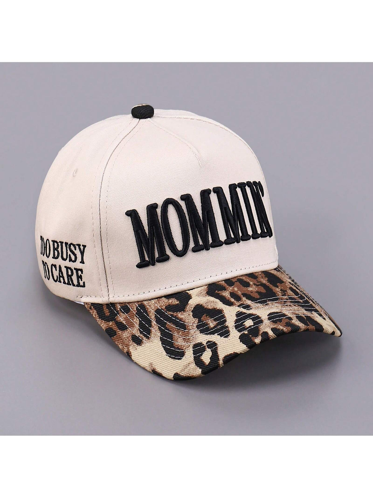 ZHUGLO Mommin Trucker Hat For Women Embroidered Mom Baseball Cap Adjustable Canvas Vintage Hat For Casual Wear