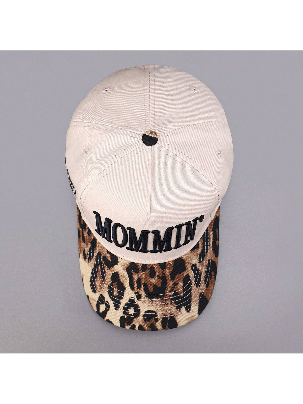 ZHUGLO Mommin Trucker Hat For Women Embroidered Mom Baseball Cap Adjustable Canvas Vintage Hat For Casual Wear