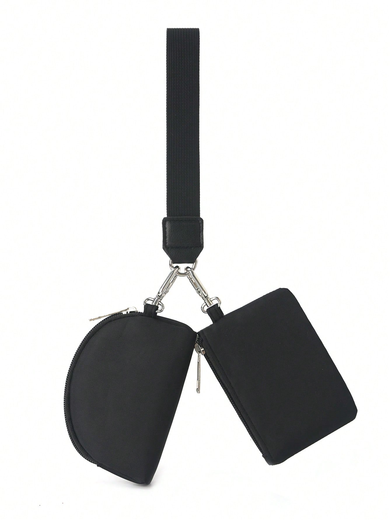 Zipper Dual Pocket Portable Keychain Wallet, Women's Pocket Wallet, Wallet, Mini Wallet, Clutch, Coin Purse